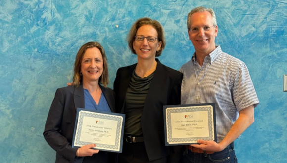 מנהיגות אקדמית במיטבה: הוקרה נשיאותית לפרופ' קרן אברהם ולפרופ' רן אלקון